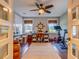 Functional home office featuring natural light, hardwood floors, and contemporary decor at 902 Mikell Dr, Charleston, SC 29412