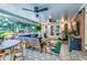 Patio with outdoor furniture and ceiling fans at 902 Mikell Dr, Charleston, SC 29412