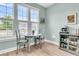 Bright breakfast nook with lots of natural light from large windows is perfect for starting the day with a view at 1011 Old Field Dr, Summerville, SC 29483