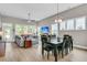 Open-concept living area with a dining area, a sectional sofa and plenty of natural light at 1011 Old Field Dr, Summerville, SC 29483