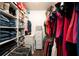Spacious walk-in closet with ample storage and shelving for clothes, shoes, and accessories, with drawers included at 103 Winston Way, Goose Creek, SC 29445