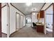 Hallway with built in desk at 107 Bessie Ln, Bonneau, SC 29431