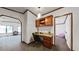 Home office area with built in desk at 107 Bessie Ln, Bonneau, SC 29431