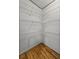 Corner view of walk-in closet with white wire shelving at 107 Bessie Ln, Bonneau, SC 29431