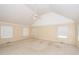 Spacious primary bedroom featuring a vaulted ceiling and large windows at 1100 Cass Dr, Moncks Corner, SC 29461