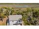 An aerial perspective of a home with marsh views at 123 Jungle Rd, Edisto Island, SC 29438