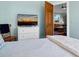 Comfortable bedroom featuring a TV and a doorway to the living area at 123 Jungle Rd, Edisto Island, SC 29438
