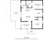 Floor plan of the property highlighting the layout of rooms with total area of 636 sq ft at 123 Jungle Rd, Edisto Island, SC 29438