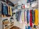 Organized walk-in closet with shelving and ample storage for clothing and accessories at 1300 Park West Blvd # 811, Mount Pleasant, SC 29466