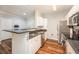 Kitchen with stainless steel appliances, granite countertops, and white cabinetry at 1300 Park West Blvd # 811, Mount Pleasant, SC 29466