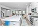 Well-equipped kitchen features stainless appliances, a large island with seating, and lots of natural light at 133 Alder Cir, Charleston, SC 29412