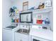 Laundry room with sink, shelving, front load washer and front load dryer at 133 Alder Cir, Charleston, SC 29412