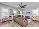 Comfortable living room featuring plush seating, natural light, and stylish décor at 133 Alder Cir, Charleston, SC 29412