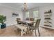 Inviting dining room featuring a wooden table, stylish chairs, and decorative ceiling at 1541 Hutton Pl, Charleston, SC 29407