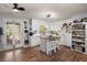 Bright, updated kitchen featuring white cabinetry, stainless steel appliances, and a central island at 2138 Clayton St, Charleston, SC 29414