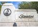 Elegant community entrance sign featuring the Stonview name and pelican logo, showcasing the neighborhood's identity at 2729 Battery Pringle Dr, Johns Island, SC 29455