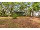 Charming home nestled among trees, with a view of the well-maintained yard and lush surroundings at 2970 Roseville Rd, Wadmalaw Island, SC 29487