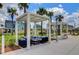 Outdoor lounge area with stylish seating and pergolas, perfect for relaxing in the community at 308 Watergrass St, Summerville, SC 29486