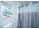 This bathroom offers privacy, natural light, and a tub and shower at 315 Courtney Round, Summerville, SC 29486