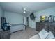 This bedroom has natural light, carpet, and attached bathroom at 315 Courtney Round, Summerville, SC 29486