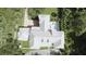 Expansive aerial view of a luxurious home showcasing its architectural design and landscaping at 33 Duany Rd, Mount Pleasant, SC 29464