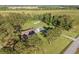 Aerial view of home with shed in wooded lot featuring expansive private yard at 341 Sugar Hill Rd, Saint George, SC 29477