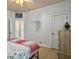 Cozy bedroom with heart mirror, and view of the closet at 3608 Maidstone Dr, Mount Pleasant, SC 29466