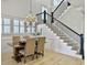 Dining room with decorative lighting and a staircase at 3608 Maidstone Dr, Mount Pleasant, SC 29466