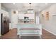Kitchen with stainless appliances, granite countertops, decor and gray bench seat at kitchen island at 477 Spanish Wells Rd, Summerville, SC 29486