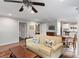 Open-concept living and dining area with a view of the kitchen, creating a welcoming and functional space at 5037 Alpha St, North Charleston, SC 29405