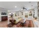 Bright, open-concept living area that flows into a modern kitchen, creating an inviting space at 5037 Alpha St, North Charleston, SC 29405