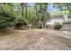 Large backyard with mature trees, playground, and lush landscaping at 543 Castle Hall Rd, Mount Pleasant, SC 29464