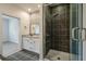 Modern bathroom featuring a tiled shower and sleek vanity at 5514 Colonial Chatsworth Cir, North Charleston, SC 29418