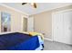 Bright bedroom with ample closet space, comfortable bed, and classic decor at 60 Rice Ln, Edisto Beach, SC 29438