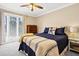 Comfortable bedroom with ample natural light, a cozy bed, and classic furnishings at 60 Rice Ln, Edisto Beach, SC 29438
