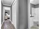 Hallway with views of the bedroom with ensuite bathroom and closet at 7911 Windfern Ct # 1502, North Charleston, SC 29418