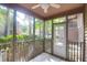 View from screened-in back patio with tranquil views of the community at 7911 Windfern Ct # 1502, North Charleston, SC 29418