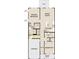 Layout featuring a primary bedroom, a Gathering room, a modern kitchen, and a two car garage at 855 Descartes St, Summerville, SC 29486