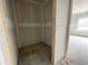 Unfinished walk-in closet with drywall, showcasing storage space during construction at 857 Descartes St, Summerville, SC 29486