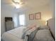 Bedroom with a comfortable bed and neutral decor at 107 Belgian Ct, Summerville, SC 29486