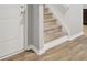 A welcoming entryway showcases neutral paint, attractive floors, and a staircase leading upstairs at 116 Bright Meadow Rd, Summerville, SC 29483
