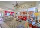 Spacious layout connecting the living room, dining area, and kitchen, perfect for entertaining at 1207 Rivers Reach Dr, Wando, SC 29492