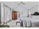 Spacious bedroom with vaulted ceiling, french doors and carpet at 122 Hidden Fawn Cir, Goose Creek, SC 29445