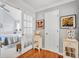 Bedroom entrance with double doors, hardwood floors and decor at 122 Hidden Fawn Cir, Goose Creek, SC 29445