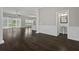 Open-concept living room featuring hardwood floors, recessed lighting, and sliding glass doors to the outdoor space at 1245 Hammrick Ln, Johns Island, SC 29455