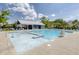 Large community pool with ample seating and shaded pavilion area for residents at 1245 Hammrick Ln, Johns Island, SC 29455