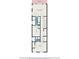 Floor plan featuring a primary bedroom, bathroom, walk-in closet, and an outdoor balcony at 126 W 2Nd St, Folly Beach, SC 29439