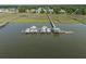 Picture of docks and boats on a beautiful ocean waterway at 133 Wando Reach Rd, Wando, SC 29492