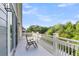 Relaxing porch with a chair and a beautiful view of the outdoors at 133 Wando Reach Rd, Wando, SC 29492