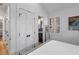 Hallway view with a bathroom and closet visible off of the bedroom at 177 Spring St, Charleston, SC 29403